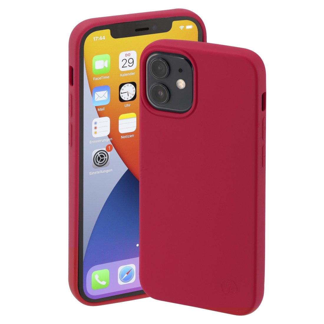 Hama Cover Finest Feel" für Apple iPhone 12 mini, Rot"