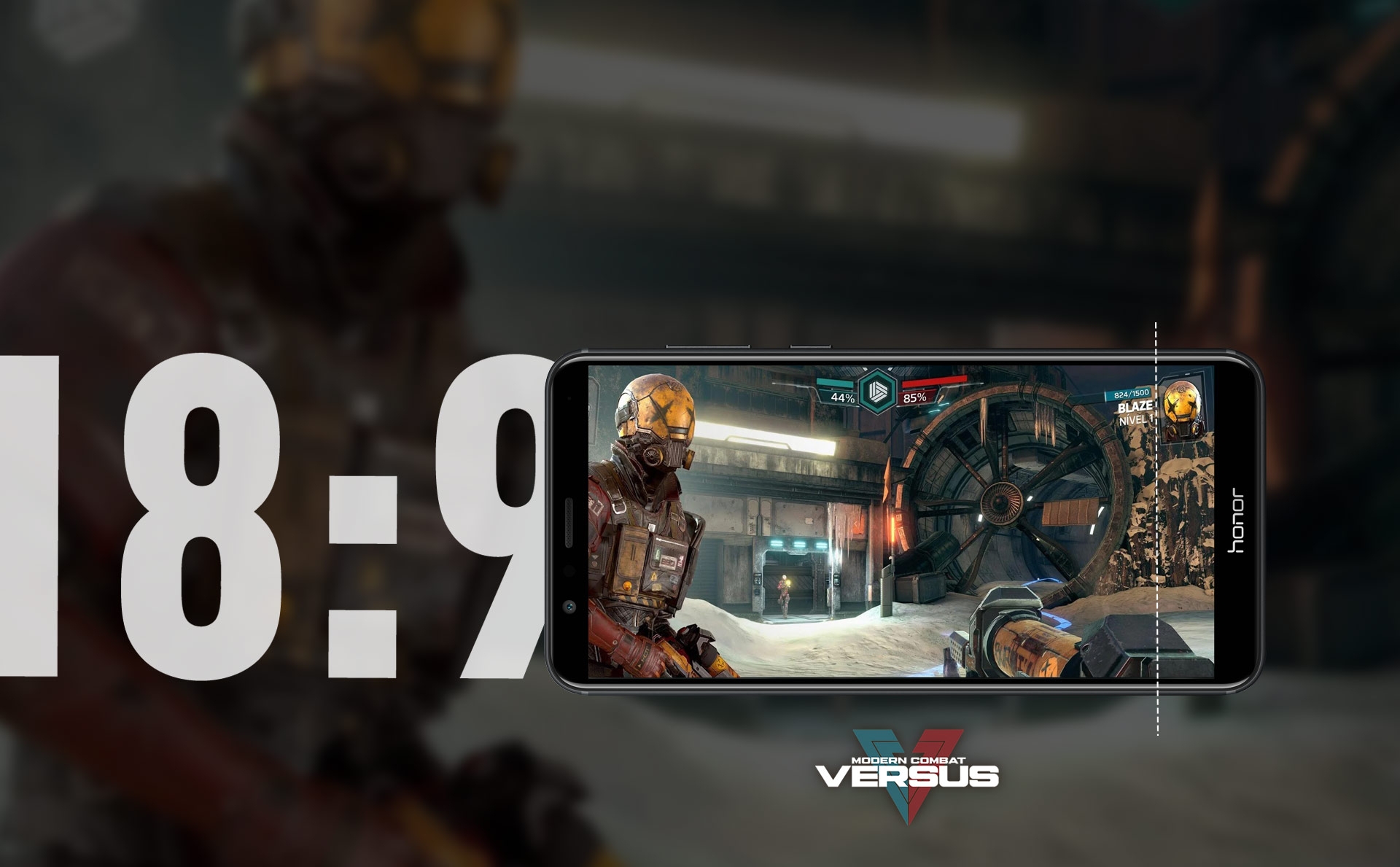 Honor 7X Smartphone blau