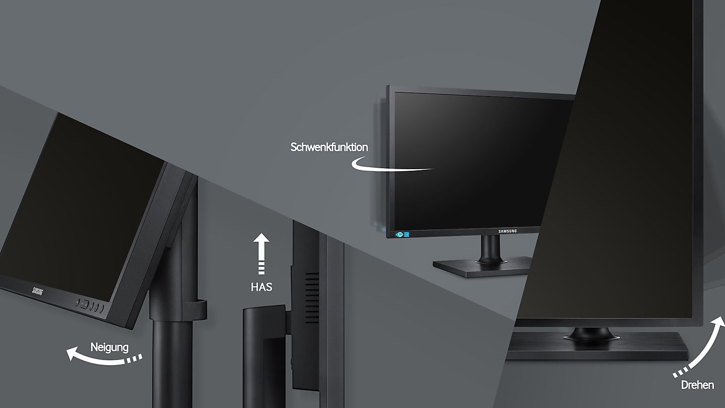 Samsung S24E650XW 60,96cm (24 Zoll) LED-Monitor schwarz