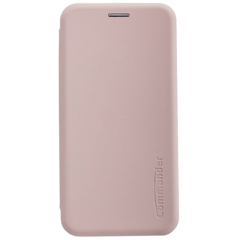 Peter Jäckel COMMANDER Book Case CURVE für Apple iPhone XR Soft Touch Creme Rose