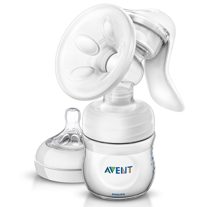 Philips Avent SCF330/20 Komfort-Handmilchpumpe mit Naturnah-Flasche