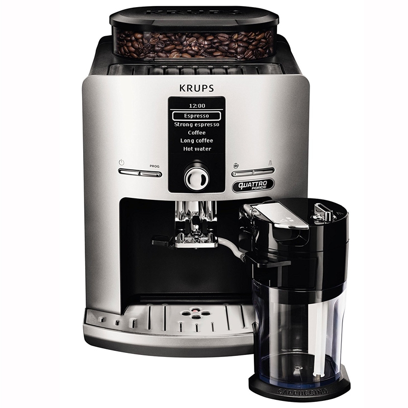 Krups Latt'Espress Quattro Force EA82FE Kaffeevollautomat silber Ausstellungsgerät