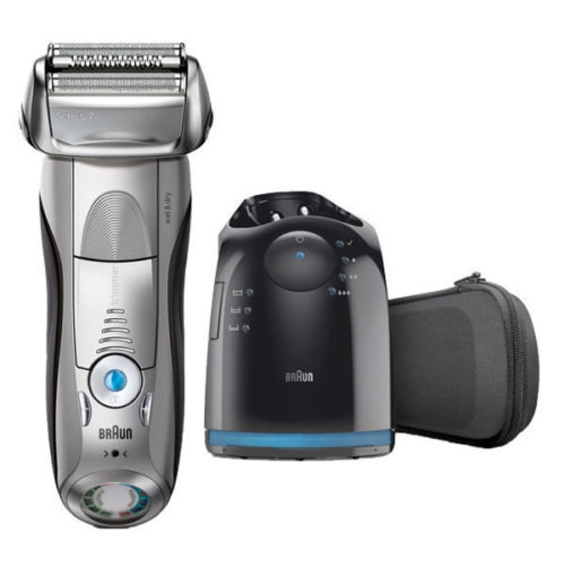 Braun 7790cc System Pulsonic Silber Rasierer