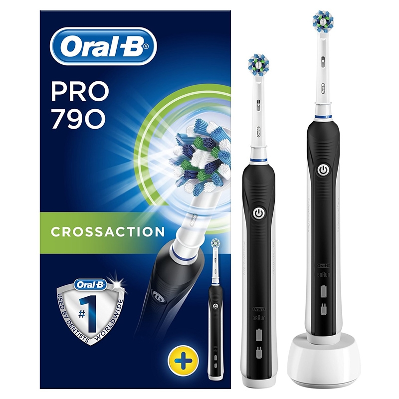 Braun Oral-B Pro 790 elektrische Zahnbürste inkl. 2 Handstück