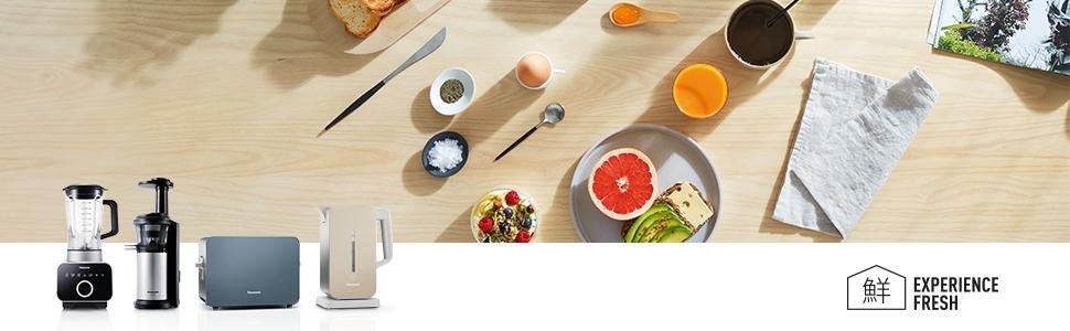 Panasonic MJ-L500S Slow Juicer silber/schwarz