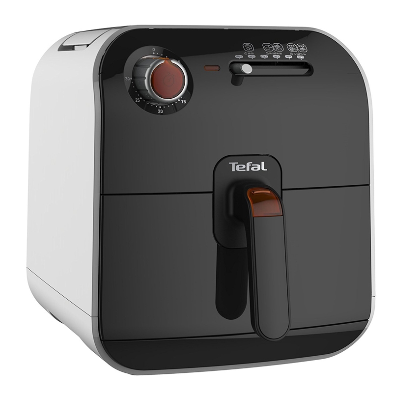 Tefal FX100015 Heißluft-Fritteuse Fry Delight, 0,8 kg Fassungsvermögen, 1400 W, schwarz