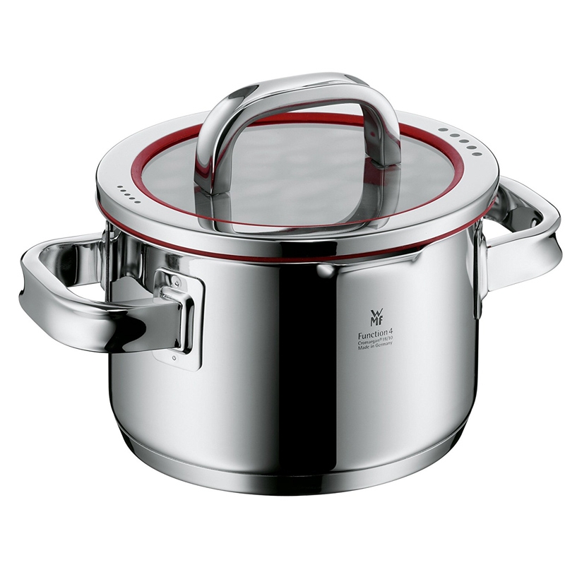 WMF Function 4 Kochtopf hoch mit Glasdeckel Ø 16 cm