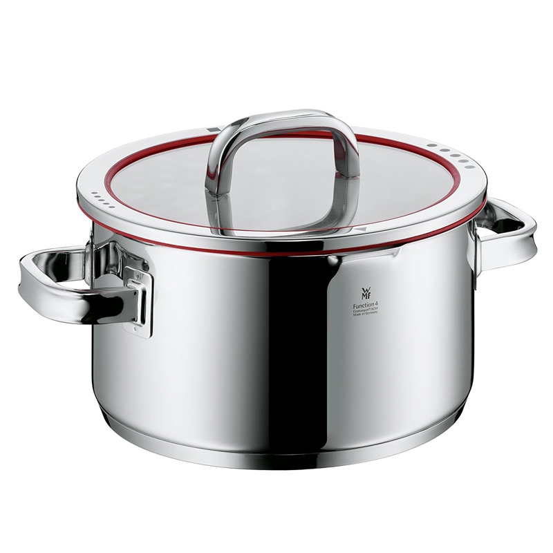 WMF Function 4 Kochtopf hoch mit Glasdeckel Ø 24 cm