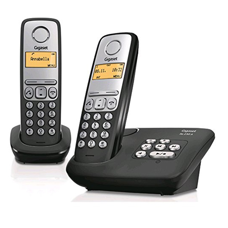 Gigaset AL230A Duo Schnurlostelefon schwarz