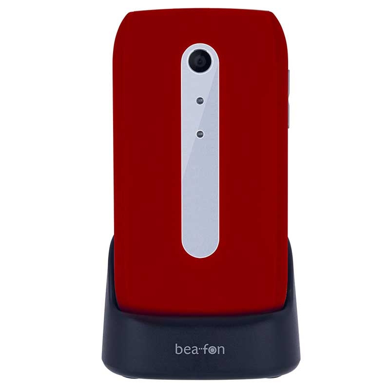 Beafon SL630 Seniorentelefon Klapphandy rot silber