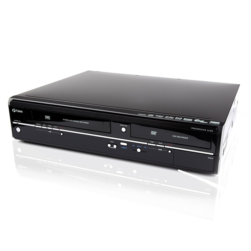 Funai WD6DM100 2-in-1 DVD/VCR-Rekorder schwarz