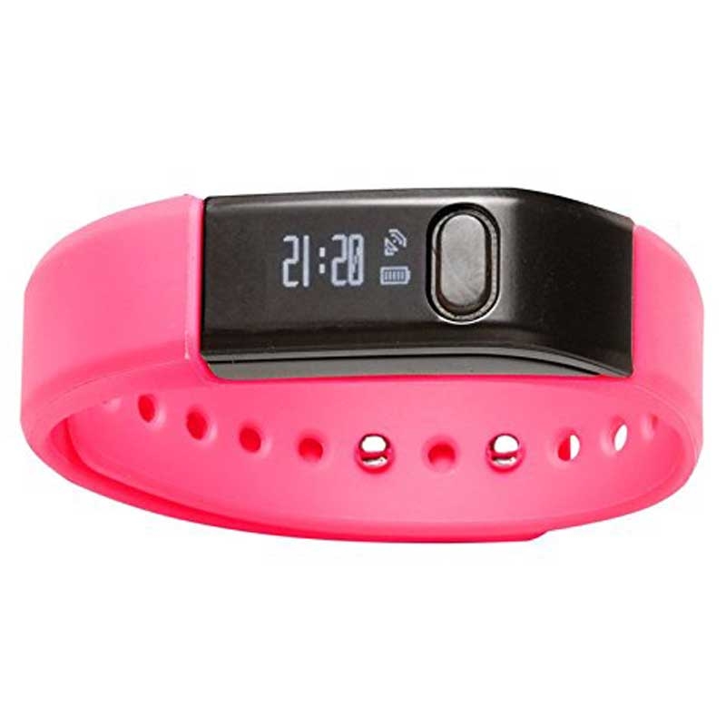 Denver BFA-10PI Fitnessarmband mit Bluetooth 4.0 (Android/iOS) pink 2. Wahl