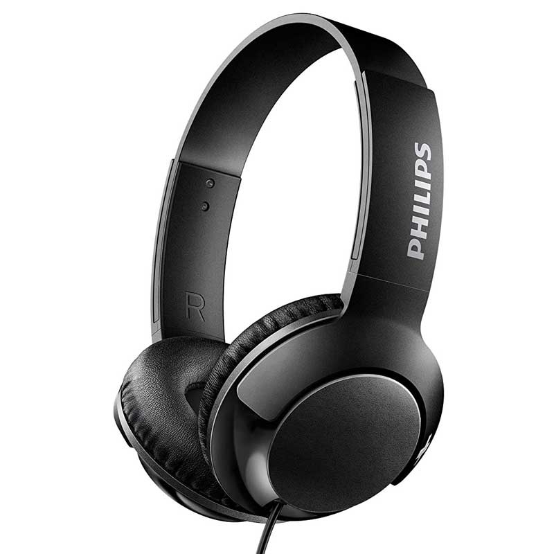 Philips SHL3070BK Bass+ on-Ear Kopfhörer Schwarz