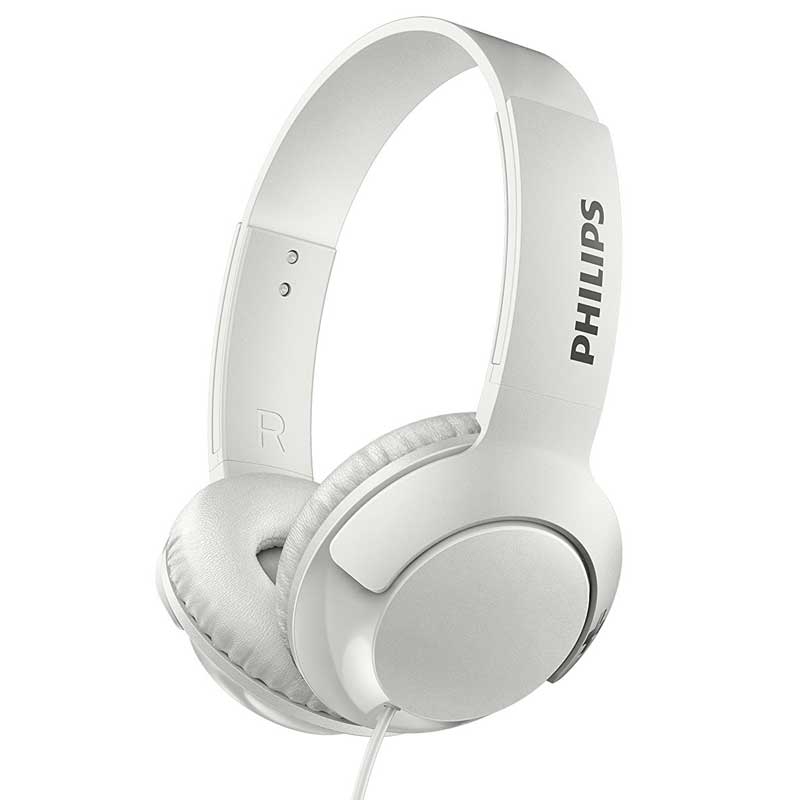 Philips SHL3070WT Bass+ on-Ear Kopfhörer weiss
