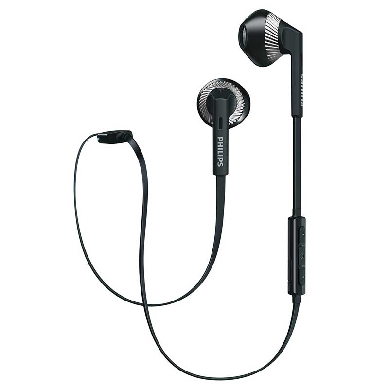 Philips SHB5250BK In-Ear Bluetooth Kopfhörer mit Mikrofon schwarz