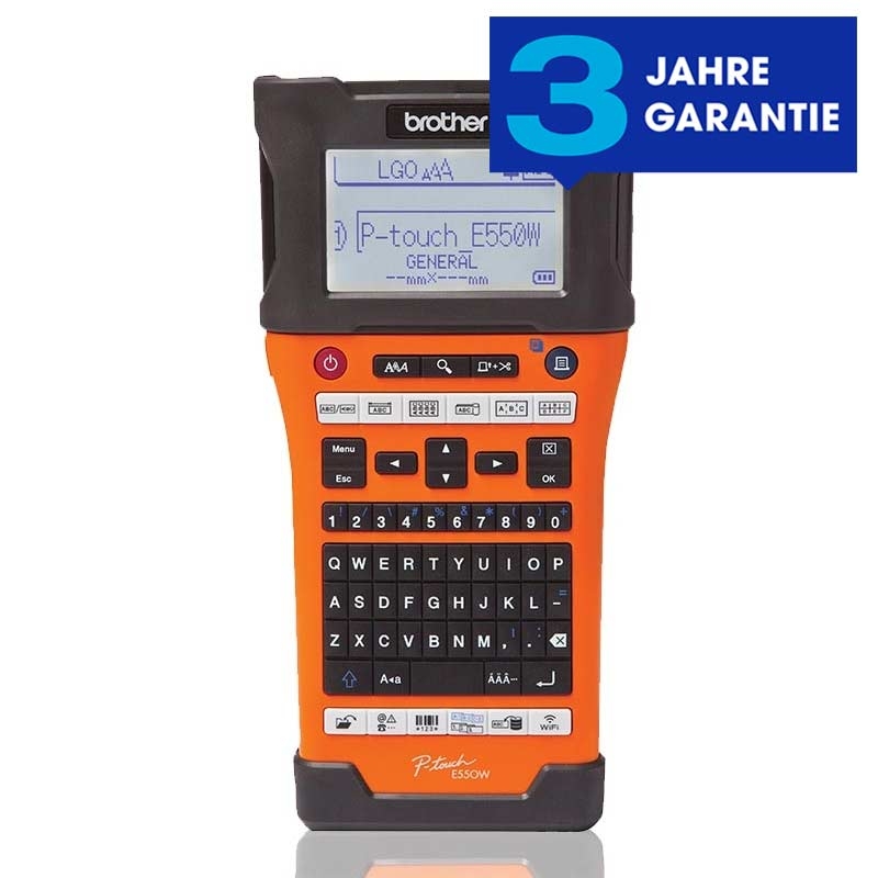 Brother P-touch PT-E550WVP Industrielles PC-Beschriftungsgerät mit WLAN