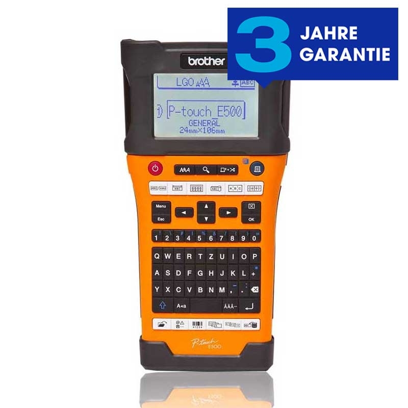Brother PTE500VPG1 P-TOUCH E500VP Beschriftungsmaschine