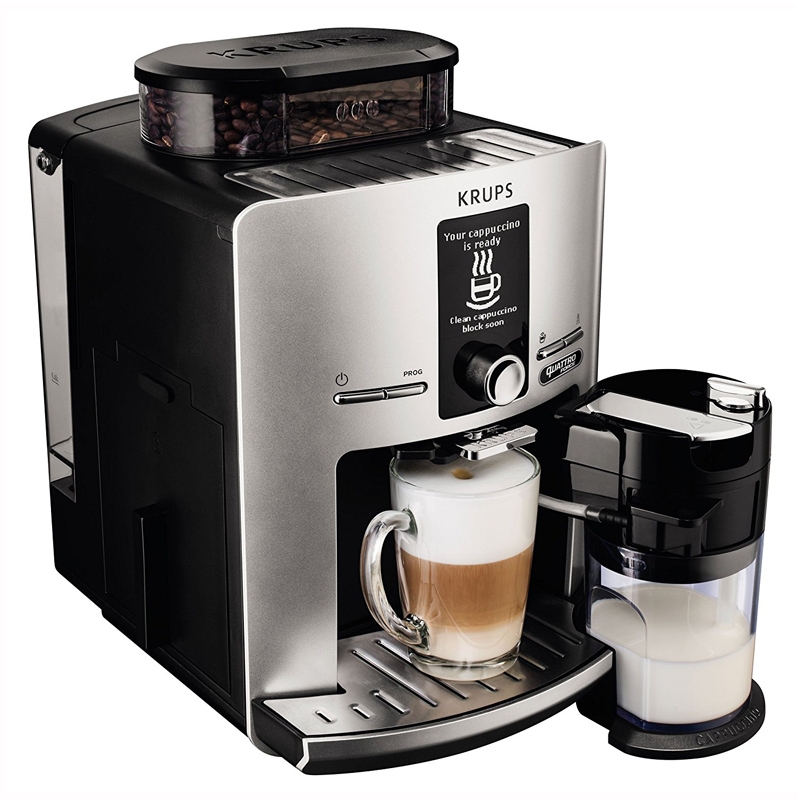 Krups Latt'Espress Quattro Force EA82FE Kaffeevollautomat silber