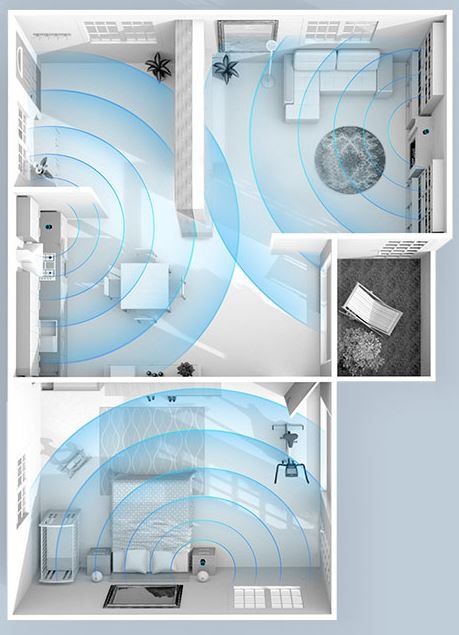 Amazon Echo (2.Generation) Stoff schwarz