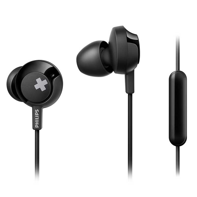 Philips SHE4305BK Bass+ in-Ear Kopfhörer schwarz