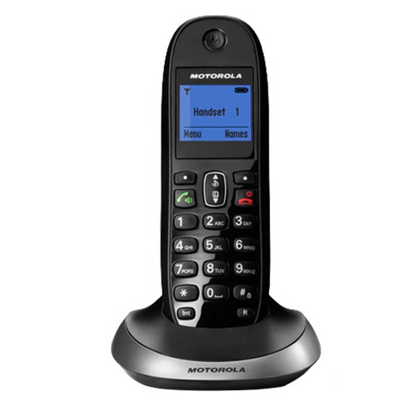 Motorola C2001 Schnurlostelefon schwarz