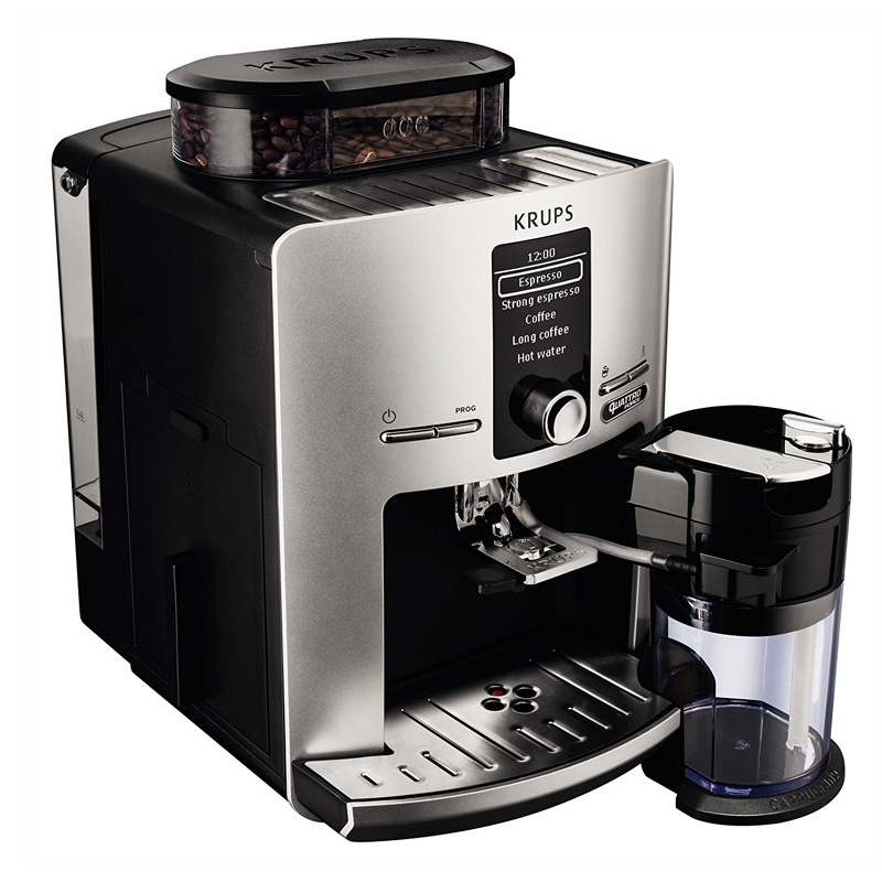 Krups Latt'Espress Quattro Force EA82FE Kaffeevollautomat silber
