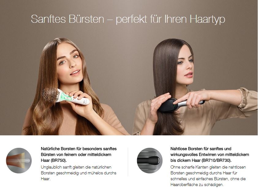 Braun Satin Hair 7 Haarbürste BR730 IonTec schwarz