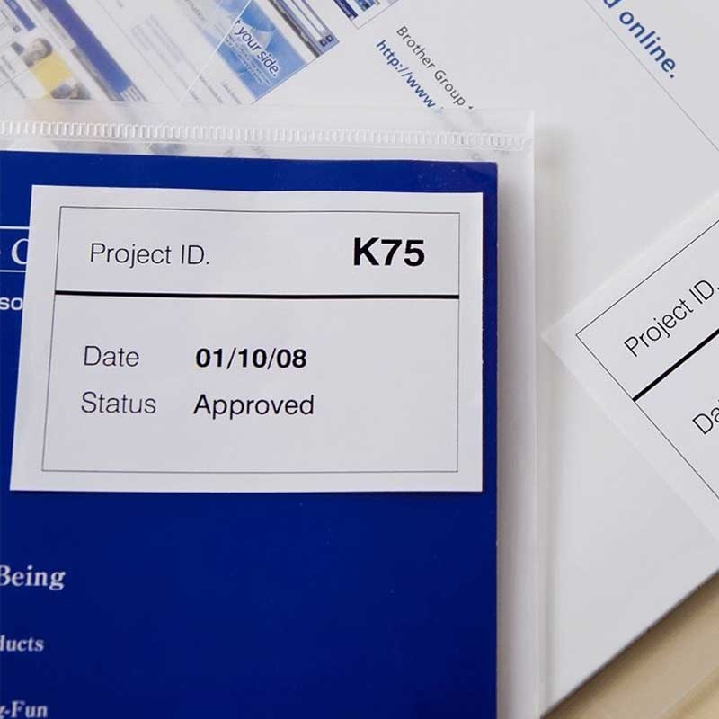 Brother DK44205 P-Touch Endlosetiketten Papier weiß