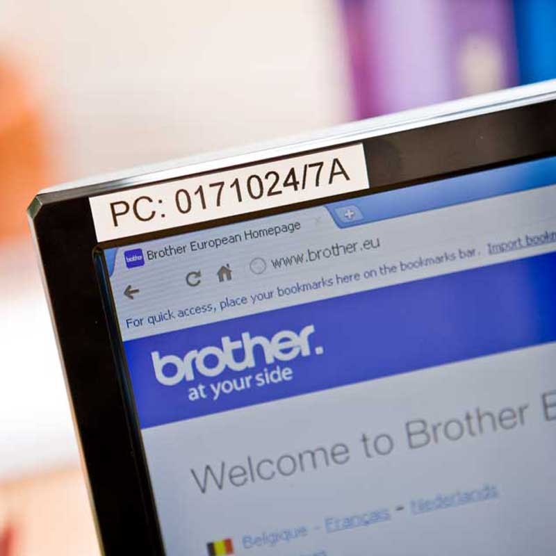 Brother TZE231 P-touch Schriftbandkassette 12mm weiss/schwarz