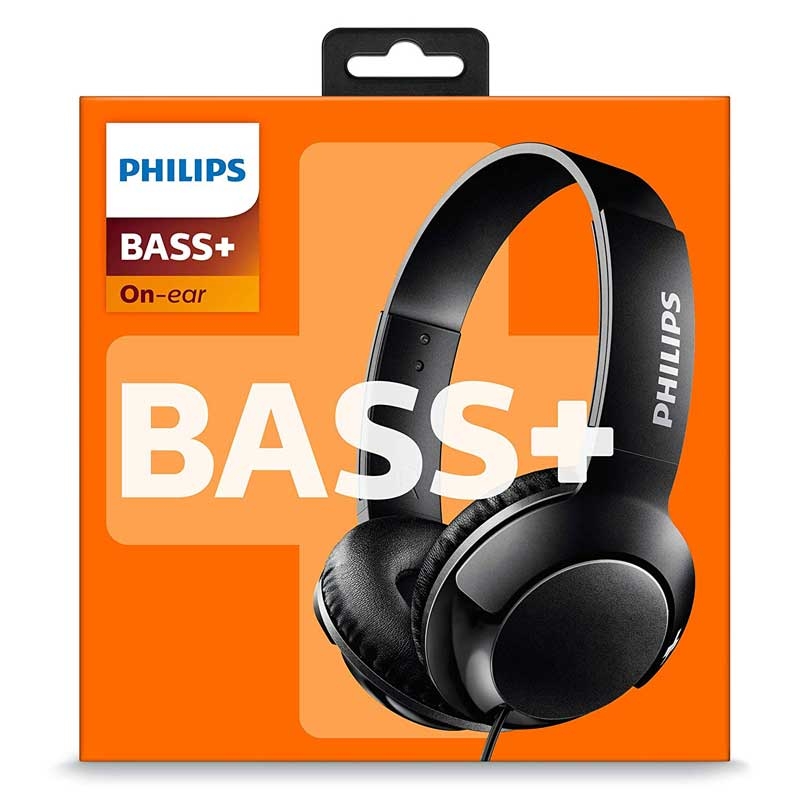 Philips SHL3070BK Bass+ on-Ear Kopfhörer Schwarz