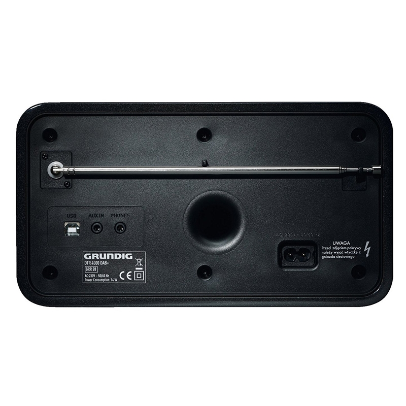 Grundig DTR 4000 DAB+ Radio mit Bluetooth schwarz (2. Wahl)