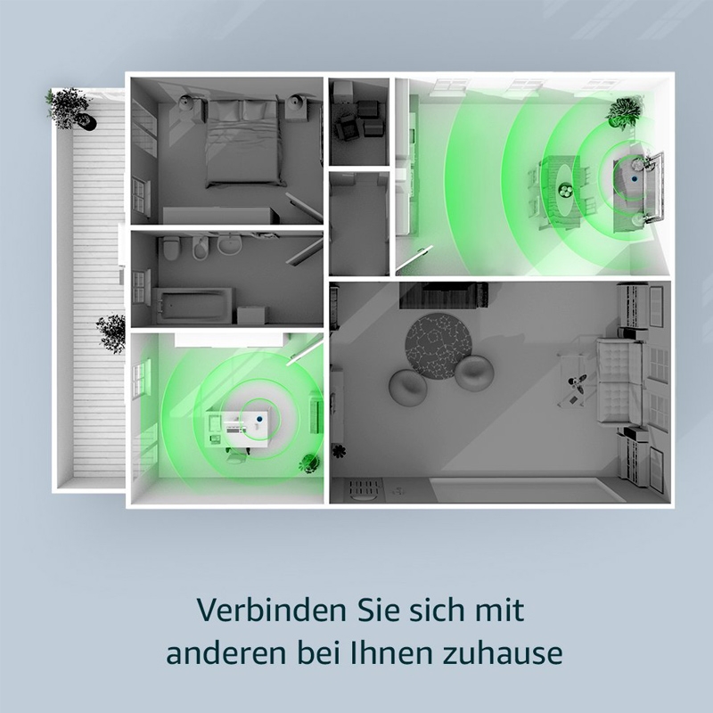 Amazon Echo (2.Generation) Stoff schwarz