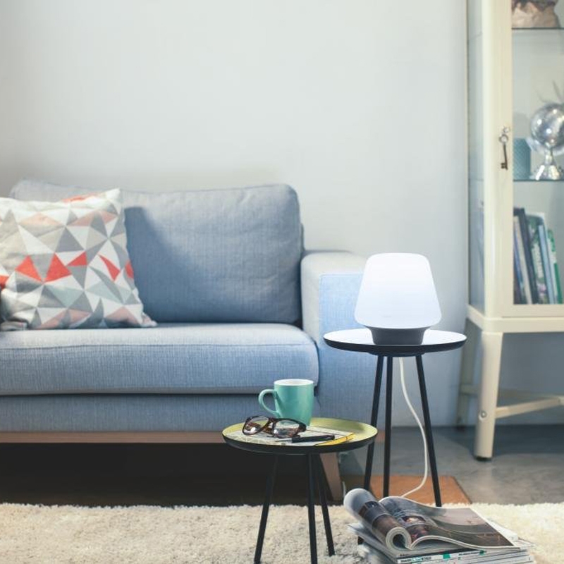 Philips Hue LED Tischleuchte Wellness inkl. Dimmschalter schwarz