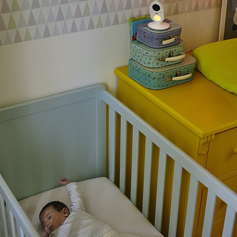 Philips Avent SCD630/26 Video-Babyphone mit 3,5 Zoll Farbdisplay