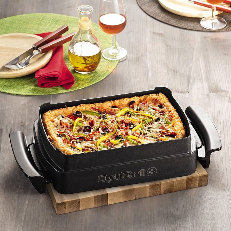 Tefal Optigrill plus GC7148 Snacking und Baking schwarz