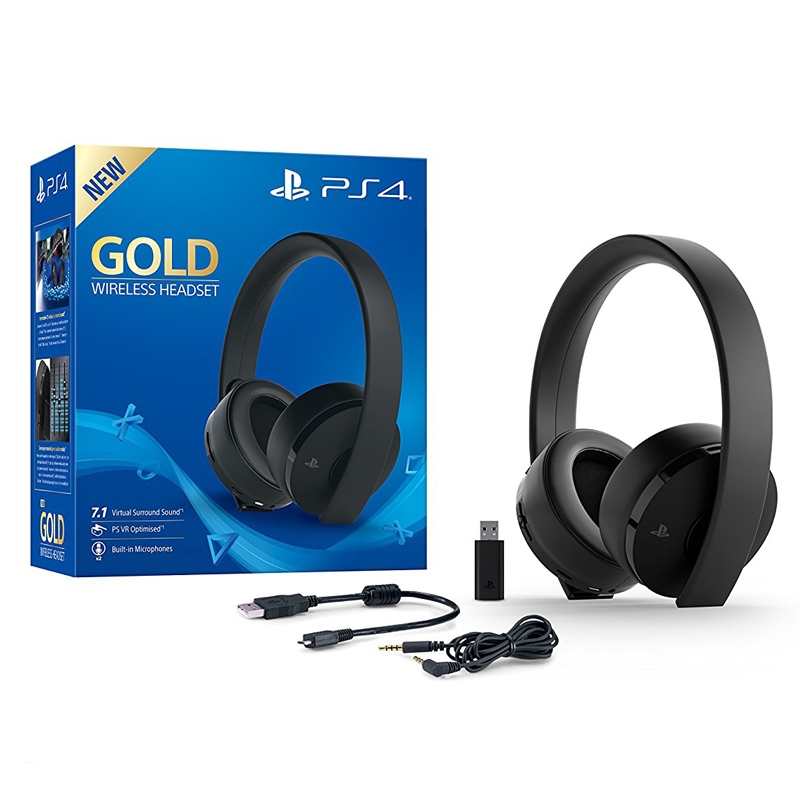 PlayStation 4 Gold Wireless Headset