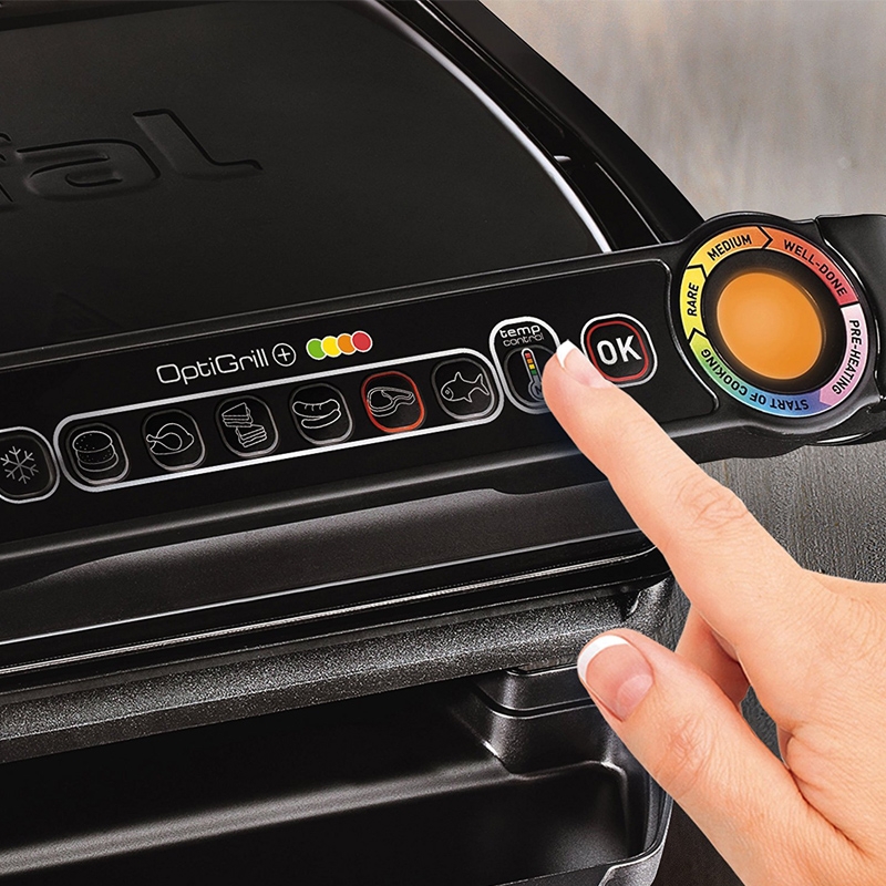 Tefal Optigrill plus GC7148 Snacking und Baking schwarz
