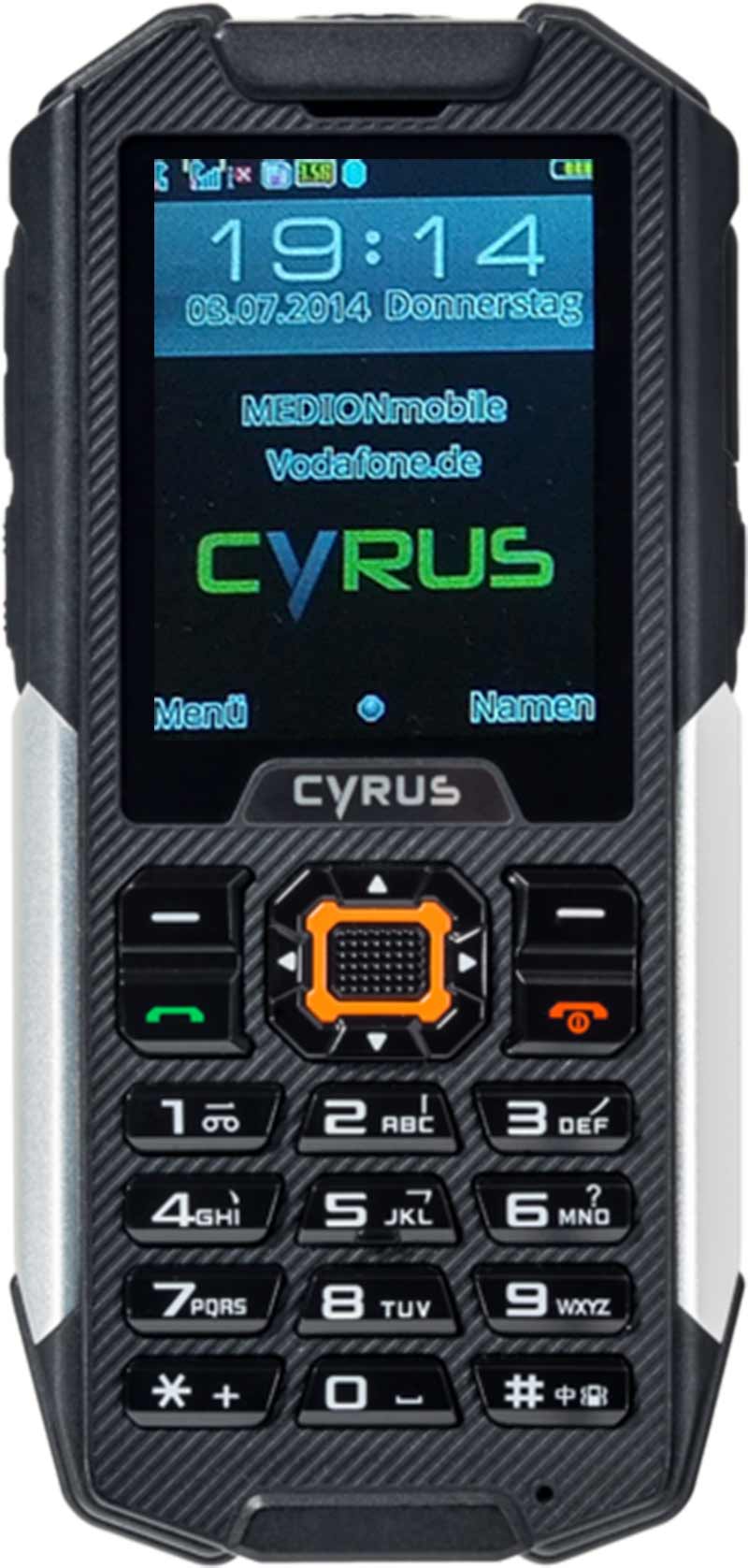 Cyrus CM7 Outdoor Handy (Dual SIM) schwarz