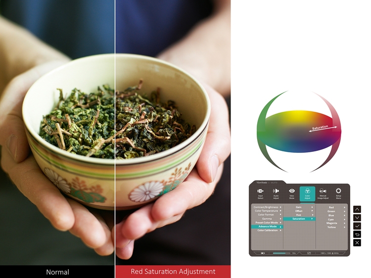 Viewsonic VP2768 68,6 cm (27 Zoll) Fotografen Monitor mit Kalibrierfunktion (2.Wahl)