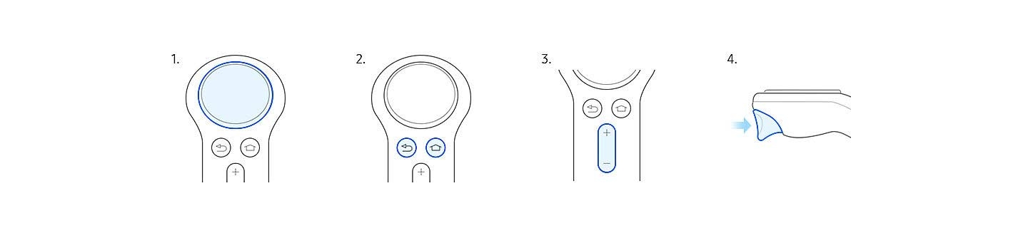 Samsung Gear VR (SM-R325) mit Controller, Orchid Gray Ausstellungsgerät