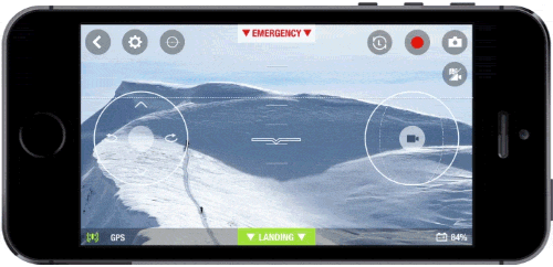 Parrot Bebop Drone Gelb