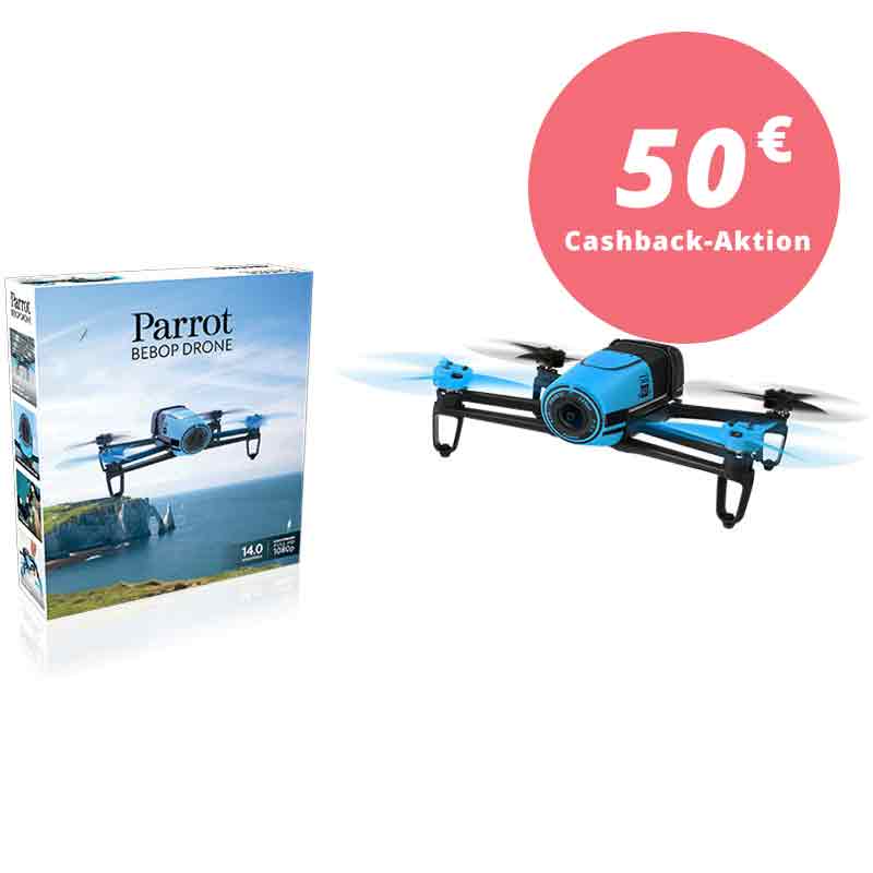 Parrot Bebop Drone Blau