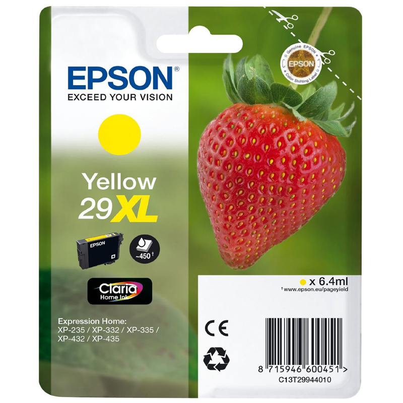 Epson 29XL Tinte yellow