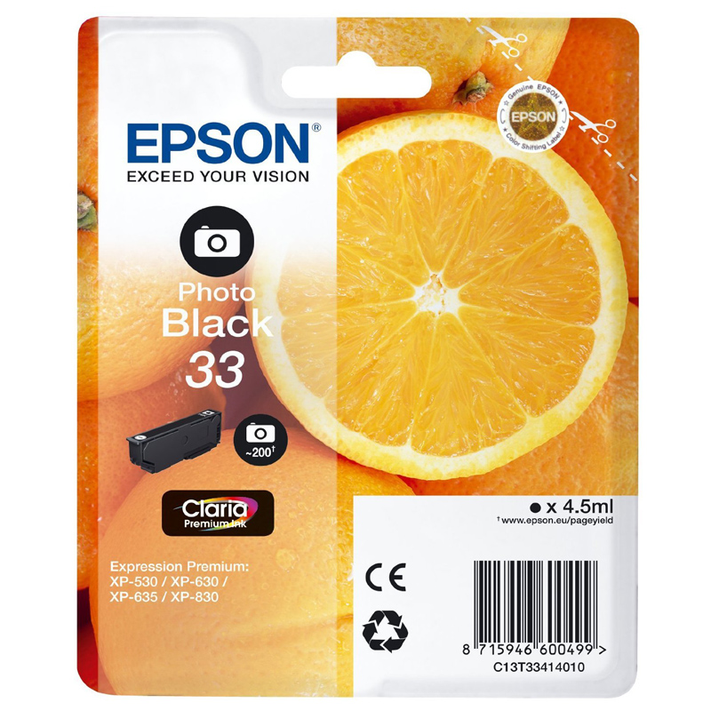 Epson 33 Tinte Photo schwarz