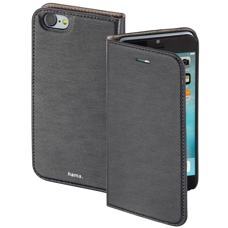 Hama Booklet Slim für iPhone 7 Grau