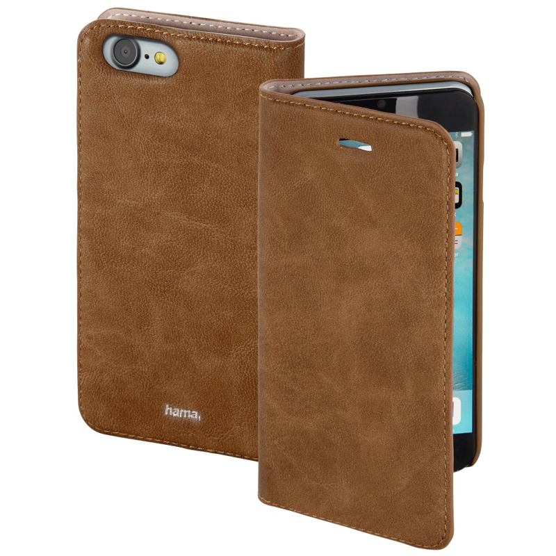 Hama Booklet Guard Case für iPhone 7 braun