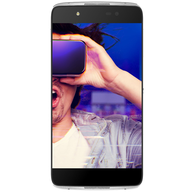 Alcatel Idol 4+ Smartphone metal silber inkl. VR-Brille
