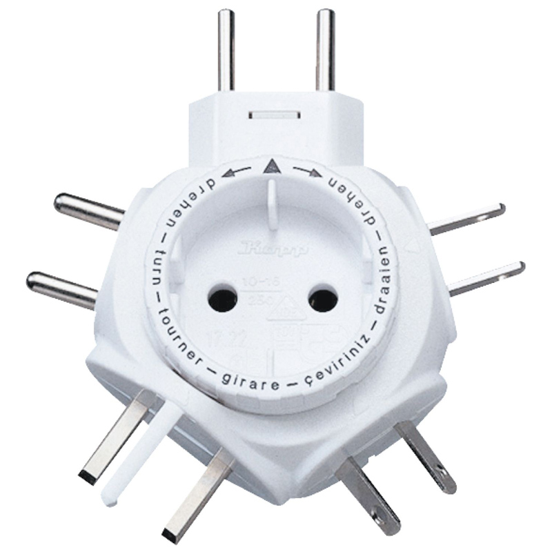 Kopp Travelstar Reisestecker weiß