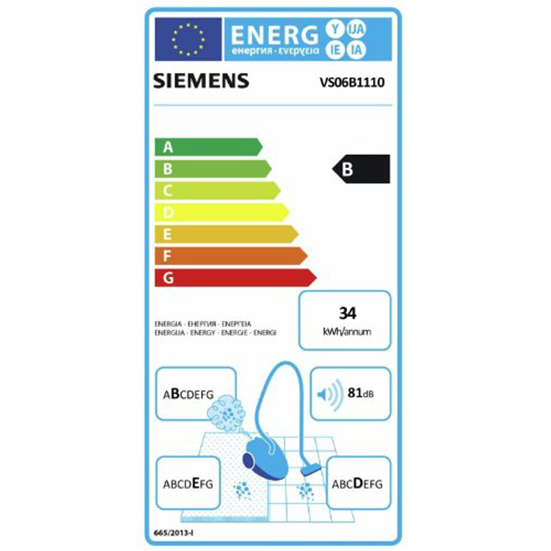 Siemens VS 06 B 1110 Bodenstaubsauger
