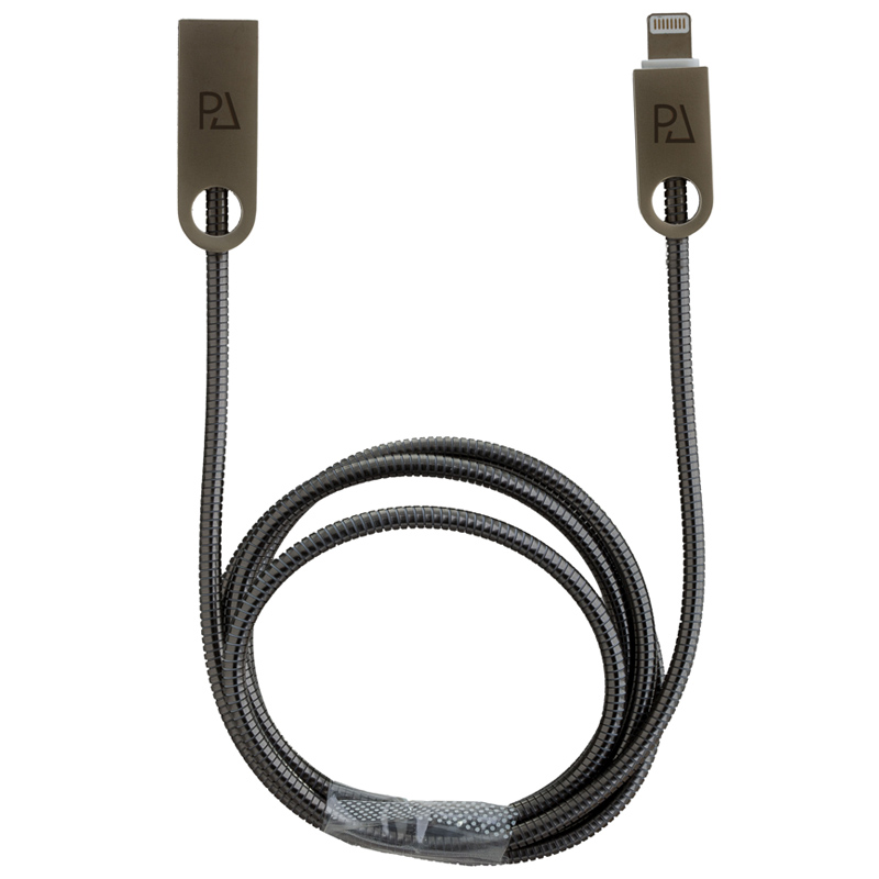 Peter Jäckel USB Data Cable METAL HIGH END Lightning Anthrazit